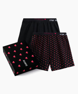 ATLANTIC 2GMB-011 Трусы боксеры So Happy - набор 2 шт. черный