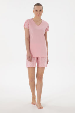Kad_n Pembe Pijama Tak_m_ Sepette S_rpriz _ndirim