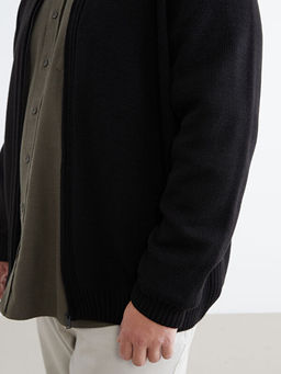 Standart Kal?p Dik Yaka Erkek Triko H?rka