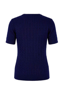 Ekru At Nak?sl? Sac Orgu Triko Bluz TWOSS26BZ00137 - Trendyolmilla фото 4