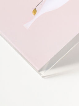 Фоторамка дерево 10х15 см "Синие цветы на белом" 2х10,5х17 см