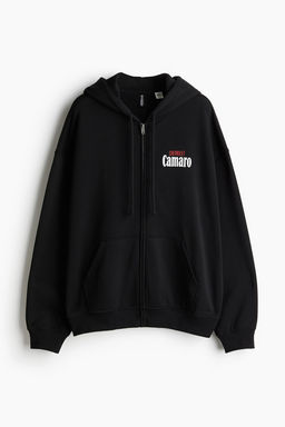 Chaqueta sudadera oversize con motivo estampado - H&m фото 6