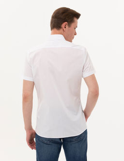 Lacivert Ekstra Slim Fit K_sa Kollu G_mlek