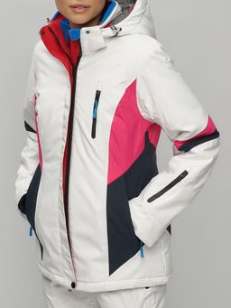 Горнолыжный костюм женский белого цвета 02201Bl - Chunmai фото 6