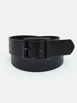 Deri G?r?n?ml? Erkek Kemer