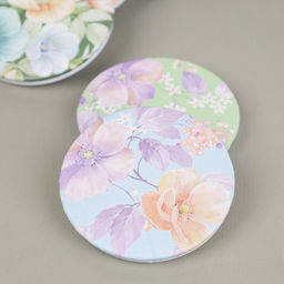 Зеркало карманное 7,5 см / CW419-5 /уп 12/480/ - Галеонтрейд фото 2