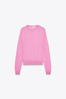 BASIC PLAIN KNIT SWEATER - Zara фото 4
