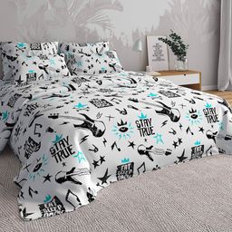 Наволочка 50х70см STAY TRUE - оставайся верным, с клапаном-запахом, перкаль 115г/м2, хлопок 100%, упаковка ПП 22х30см, Домашняя мода (Россия)  фото 2