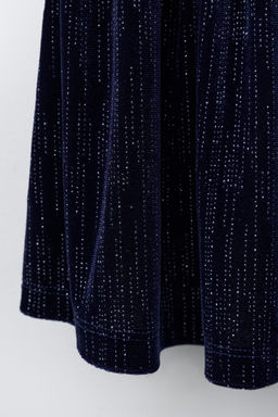 SHINY VELVET SKIRT - Zara фото 4