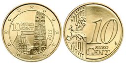 Австрия 10 евро центов 2011г