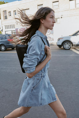 Z1975 SHORT DENIM DRESS - Zara фото 5