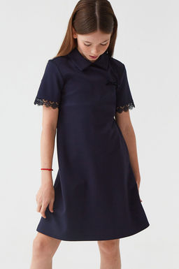 Платье с короткими рукавами