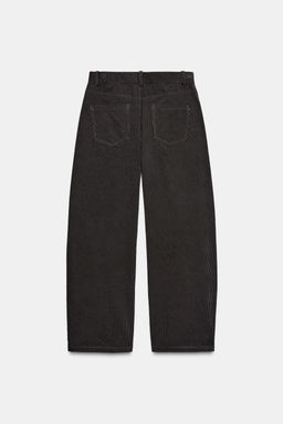 ZW COLLECTION STRIPED WIDE-LEG TROUSERS