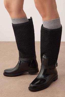 Kahverengi Duz Topuklu Kad?n Yagmur Cizmesi TAKAW26CZ00006 - Trendyolmilla фото 5