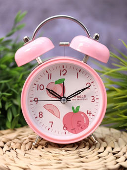 Часы-будильник Peach, pink