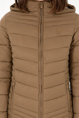 Женское пальто цвета хаки Неожиданная скидка в корзине - U.s. polo assn фото 13