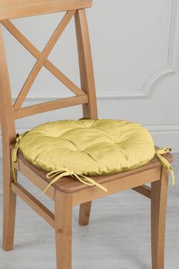 Чехол на табурет с тафтингом d40 Wenge" арт 903 рис 60008-18 Green Tea