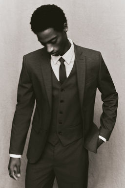 Chaleco de traje Slim Fit - H&m фото 3