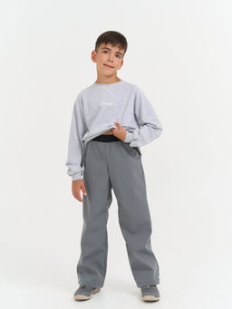 Брюки Softshell демисезонные Графит с утяжкой 7+ - Bungly фото 3