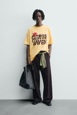 SLOGAN PRINT SWEATSHIRT