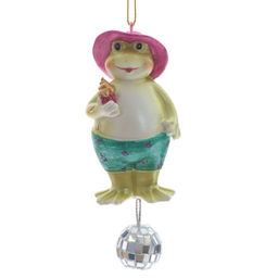 Изделие декоративное подвесное "Лягушка", L5 W3 H12 см, 2в.