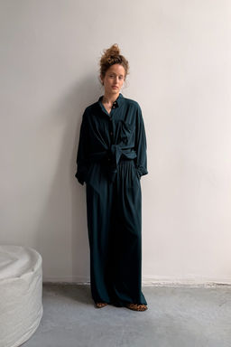Брюки СЕТ001Б/03/Изумруд - M&G all natural фото 7