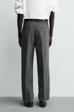 PANTAL?N STRAIGHT FIT CONFORT / Gris vigor? - Zara фото 3