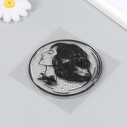 Штамп для творчества силикон «Девушка в морском пузыре», 10×10 см