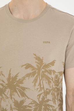 Футболка U.S. Polo Assn светло-хаки хлопок  фото 14