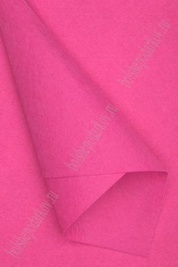 Фетр жесткий 1 мм (10 листов) SF-1943, ярко-розовый №035