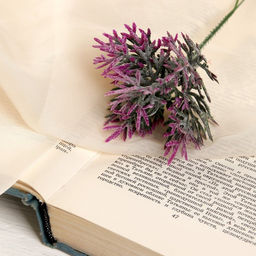 Цена за 6 шт. Букет искусственный «Двухцветная травка», с напылением, 18 см, МИКС