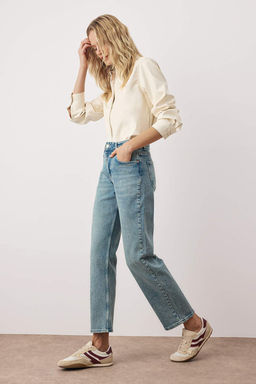 Mavi More Sustainable Esnek Comfort Straight Jeans TWOAW26JE00090 - Trendyolmilla фото 2
