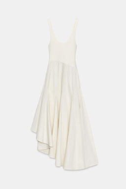 VESTIDO COMBINADO GODETS / Crudo - Zara фото 5