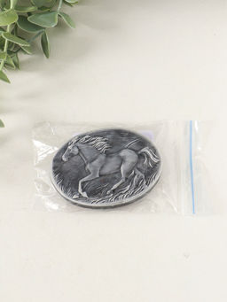 Магнит "Лошадь бегущая (барельеф)" 5,5 см