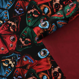 Цена за 10 шт. Бумага упаковочная глянцевая двухсторонняя «Бабочки», 70 х 100 см