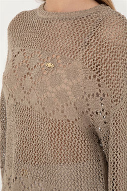 Женский легкий свитер цвета хаки - U.s. polo assn фото 7