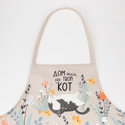 Фартук Этель Meow 60х70 см, 100% хл, саржа 190 г/м2  фото 3