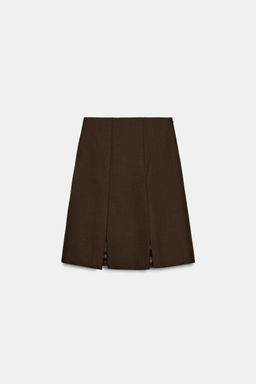 ZW COLLECTION BOX PLEAT SKIRT - Zara фото 5