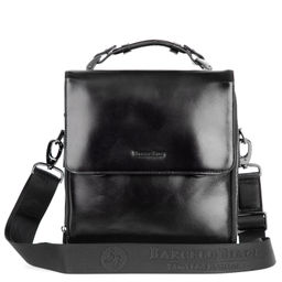 H5145-7 black, Мужская кожаная сумка "Планшет", Barcelo Biagi