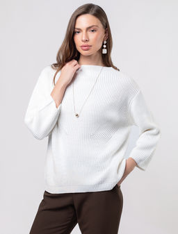 VILATTE / Хлопковый джемпер английской вязки  фото 5