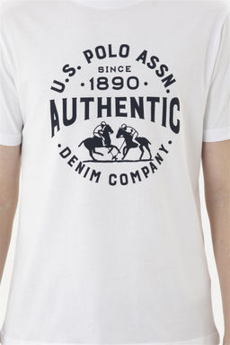 Мужская белая футболка - U.s. polo assn фото 6