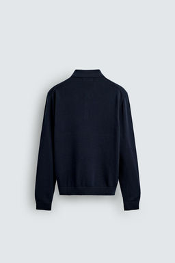 RELAXED FIT KNIT POLO SHIRT - Zara фото 16