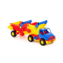 КонсТрак, автомобиль-самосвал с полуприцепом (в сеточке) - Полесье фото 9