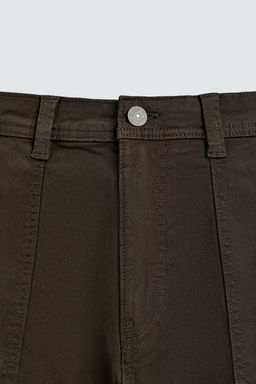 RELAXED FIT CARGO TROUSERS - Zara фото 8