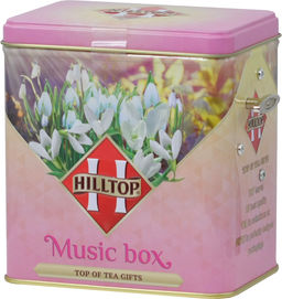 HILLTOP. Музыкальная шкатулка. Белые подснежники 100 гр. жест.банка
