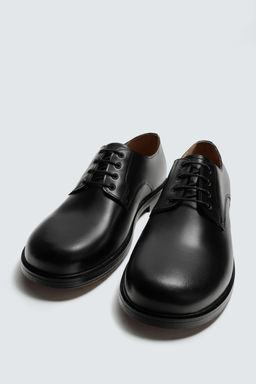 LIMITED EDITION LEATHER SMART SHOES - Zara фото 12