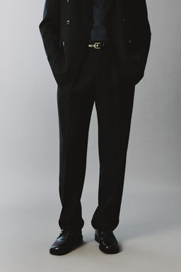 WOOL BLEND SUIT TROUSERS - Zara фото 17