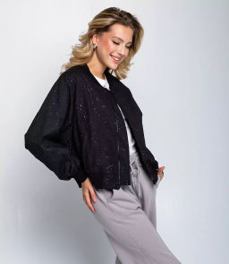 Бомбер #КТ06 (4), чёрный