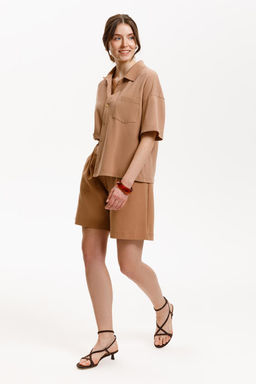 ЕВТ 4140/охра коричневая шорты жен