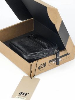 Мужской кожаный клатч dff ДМ 2021/1 Неро-Евг - Sergio valentini фото 5